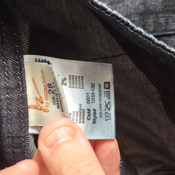 Citizens Of Humanity Hutton Stretch High Rise Wide Leg Flare Distressed Size 28 - Picture 9 of 16